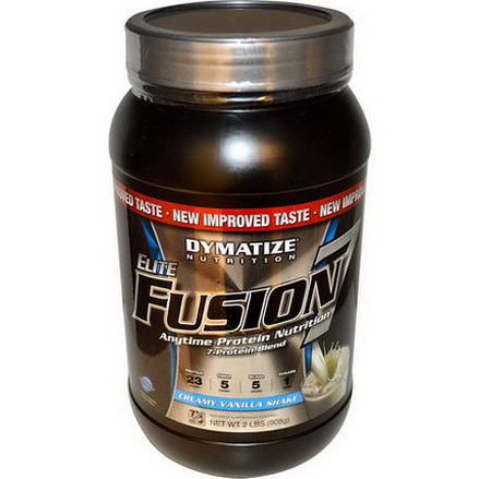 Dymatize Nutrition, Elite Fusion 7 Protein Blend, Creamy Vanilla Shake 908g