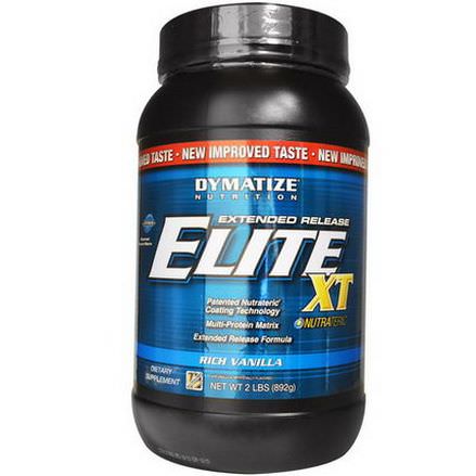 Dymatize Nutrition, Elite XT, Extended Release Multi-Protein Matrix, Rich Vanilla 892g
