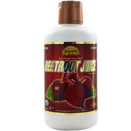 Dynamic Health Laboratories, Organic, Beetroot Juice 946ml