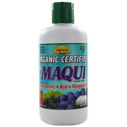 Dynamic Health Laboratories, Organic, Maqui, Aristotelia Chilensis Juice Blend 1 Liter