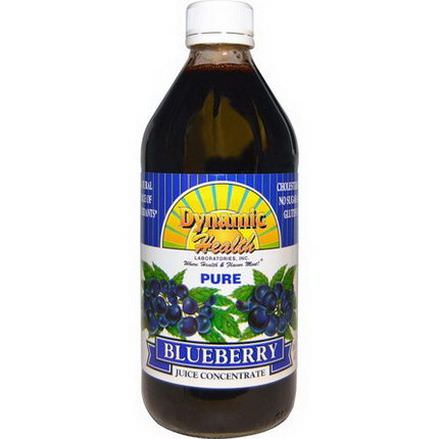 Dynamic Health Laboratories, Pure Blueberry Juice Concentrate 473ml