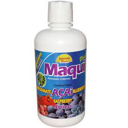 Dynamic Health Laboratories, Maqui Plus Juice Blend 946ml