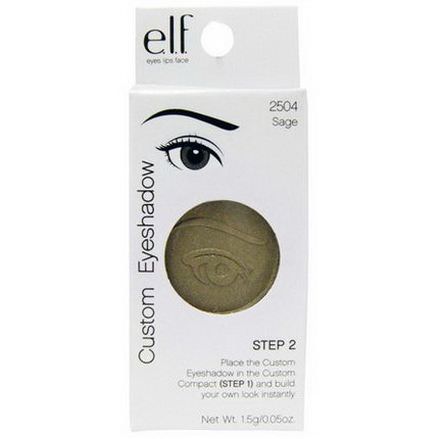 E.L.F. Cosmetics, Custom Eyeshadow, Step 2, Sage 1.5g