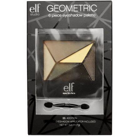 E.L.F. Cosmetics, Geometric 6 Piece Eyeshadow Palette, III Addition 7g