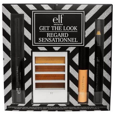 E.L.F. Cosmetics, Get The Look, Eye Makeup Collection, 4 Piece Kit