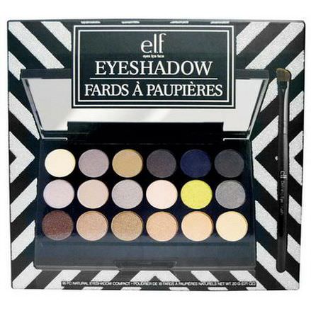 E.L.F. Cosmetics, Natural Eyeshadow Compact, 18 Pieces 20g
