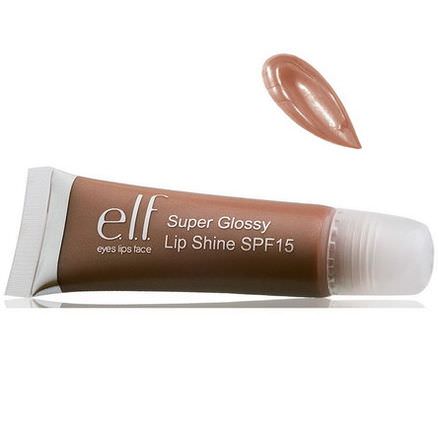 E.L.F. Cosmetics, Super Glossy Lip Shine, SPF 15, Iced Latte 10g