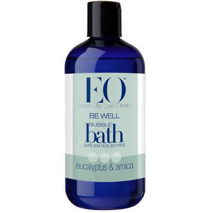 EO Products, Be Well, Bubble Bath, Eucalyptus&Arnica 355ml