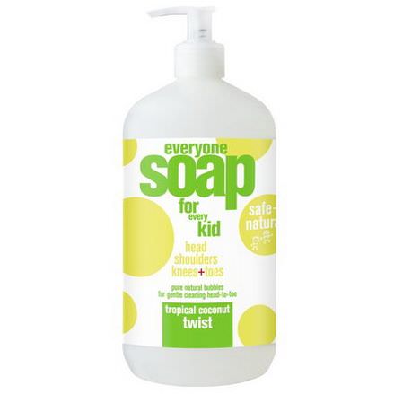 EO Products, Everyone Soap for Every Kid, Tropical Coconut Twist 946ml