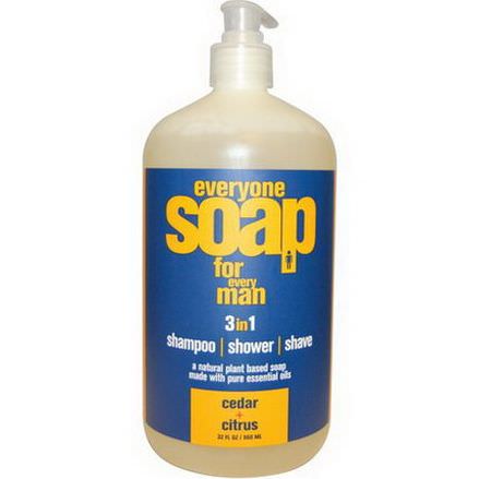EO Products, Everyone Soap for Every Man, Cedar Citrus 960ml
