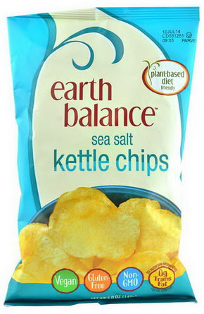 Earth Balance, Kettle Chips, Sea Salt 141g