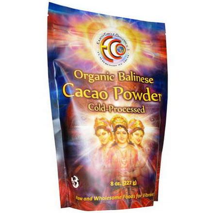 Earth Circle Organics, Organic Balinese Cacao Powder 227g