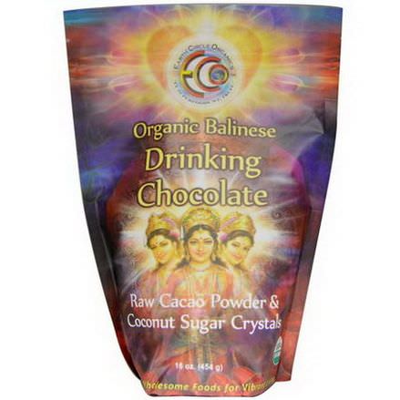 Earth Circle Organics, Organic Balinese Drinking Chocolate 454g