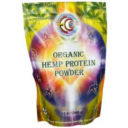 Earth Circle Organics, Organic Hemp Protein Powder 340g