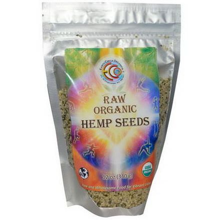 Earth Circle Organics, Raw Organic Hemp Seeds 340g
