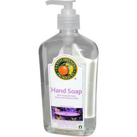 Earth Friendly Products, Hand Soap, Organic Lavender 500ml
