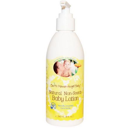Earth Mama Angel Baby, Baby Lotion, Natural Non-Scents 240ml