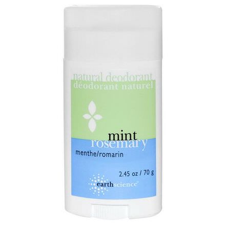 Earth Science, Natural Deodorant, Mint Rosemary 70g
