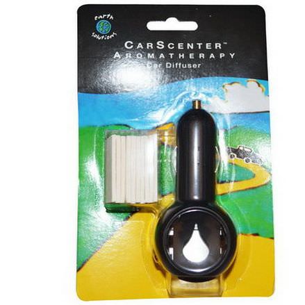 Earth Solutions, CarScenter, Aromatherapy Car Diffuser, 1 Diffuser, 10 Pads