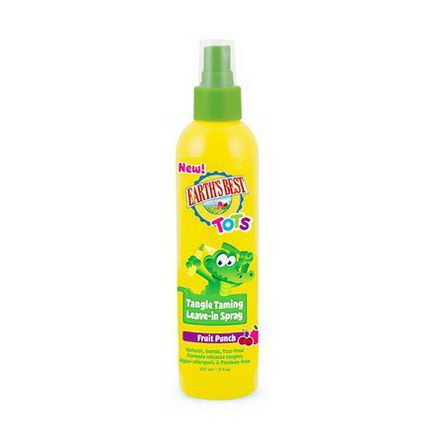 Earth's Best, Tots, Tangle Taming Leave-In Spray, Fruit Punch 237ml