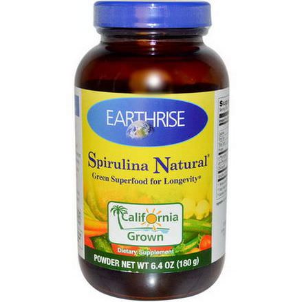 Earthrise, Spirulina Natural Powder 180g
