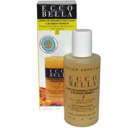 Ecco Bella, Leave-On Invisible Exfoliant&Blemish Remedy, 3 60ml