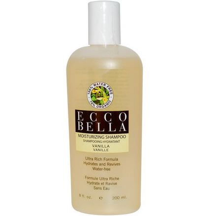 Ecco Bella, Moisturizing Shampoo, Vanilla 200ml