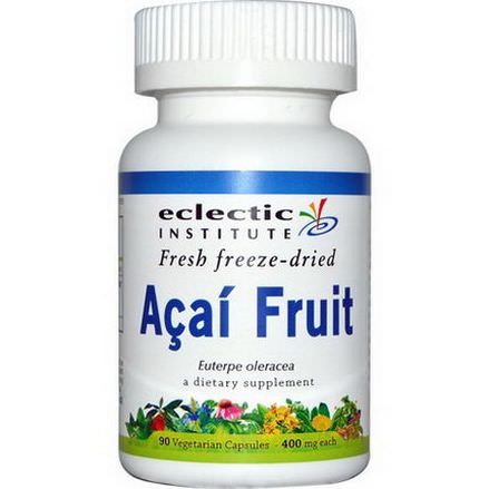 Eclectic Institute, Acai Fruit, 400mg, 90 Veggie Caps
