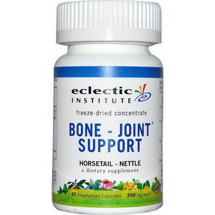 Eclectic Institute, Bone - Joint Support, 390mg, 45 Veggie Caps