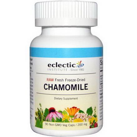 Eclectic Institute, Chamomile, 200mg, 90 Non-GMO Veggie Caps