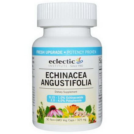 Eclectic Institute, Echinacea Angustifolia, 325mg, 90 Non-GMO Veggie Caps