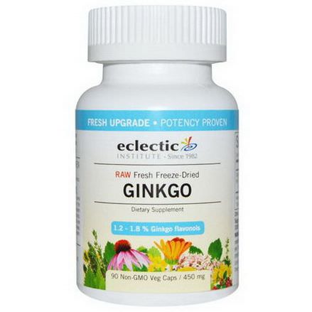 Eclectic Institute, Ginkgo, 450mg, 90 Non-GMO Veggie Caps