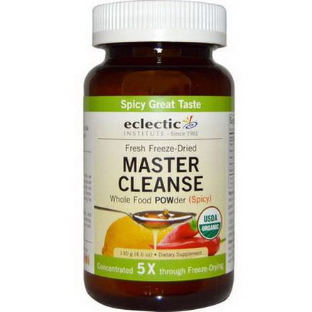 Eclectic Institute, Master Cleanse POWder, Spicy 130g
