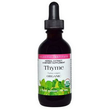 Eclectic Institute, Organic, Thyme 60ml