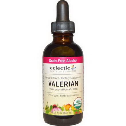 Eclectic Institute, Organic Valerian 60ml