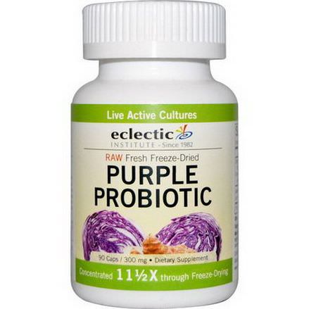 Eclectic Institute, Purple Probiotic, 300mg, 90 Caps