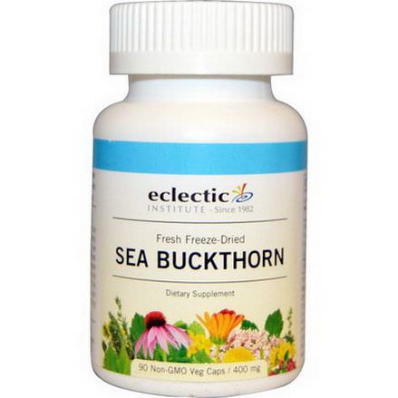 Eclectic Institute, Sea Buckthorn, 400mg, 90 Non-GMO Veggie Caps