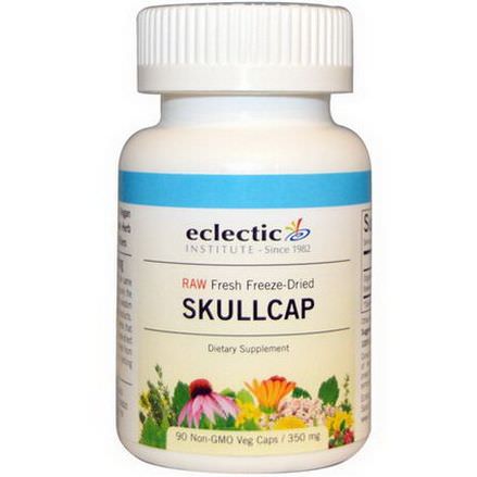 Eclectic Institute, Skullcap, 350mg, 90 Non-GMO Veggie Caps