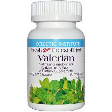 Eclectic Institute, Valerian, 425mg, 90 Veggie Caps