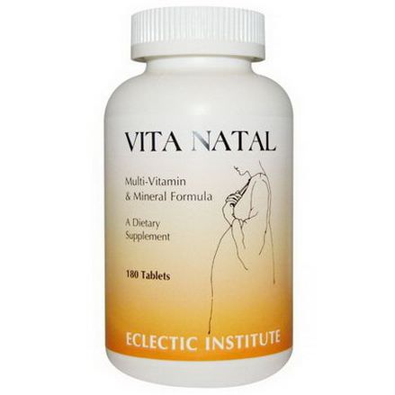 Eclectic Institute, Vita Natal, Multi-Vitamin&Mineral Formula, 180 Tablets