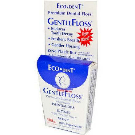 Eco-Dent, GentleFloss, Mint 91.44m