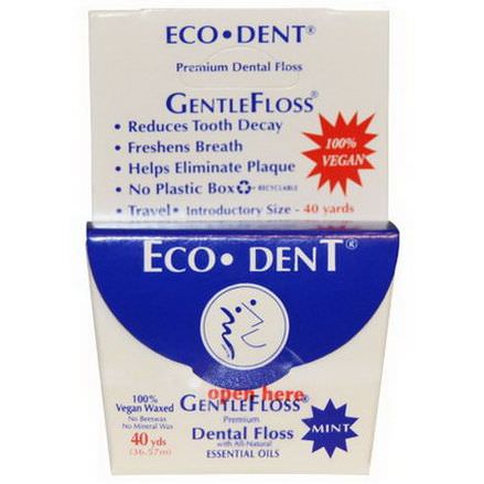 Eco-Dent, GentleFloss, Mint 36.57m