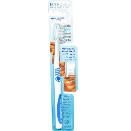 Eco-Dent, TerrAdent med5, Adult 31, Soft, 1 Toothbrush, 1 Spare Brush Head