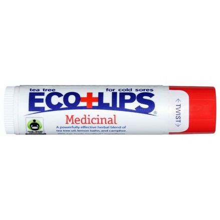 Eco Lips Inc. Medicinal Lip Balm, Tea Tree 4.25g