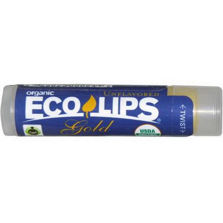 Eco Lips Inc. Organic, Gold Lip Balm, Unflavored 4.25g