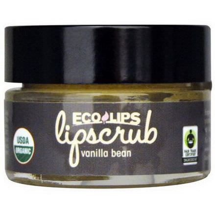 Eco Lips Inc. Organic, Lipscrub, Vanilla Bean 14.2g