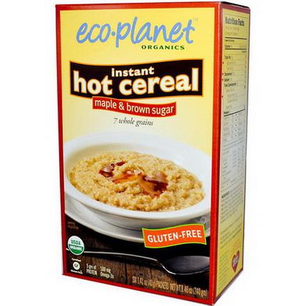 Eco Planet, Instant Oatmeal, Maple&Brown Sugar, 6 Packets 40g Each