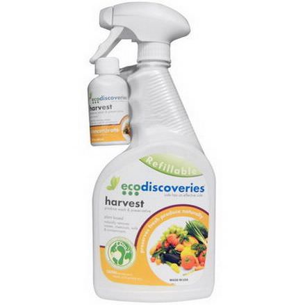 EcoDiscoveries, Harvest Produce Wash&Preservative 60ml Concentrate w/ 1 Spray Bottle