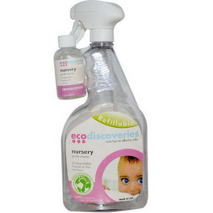 EcoDiscoveries, Nursery Gentle Cleaner 60ml Concentrate w/ 1 Spray Bottle