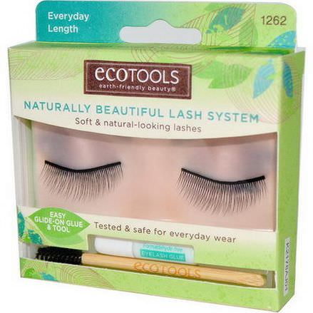 EcoTools, Naturally Beautiful Lash System, Everyday Length, 1 Pair of Lashes